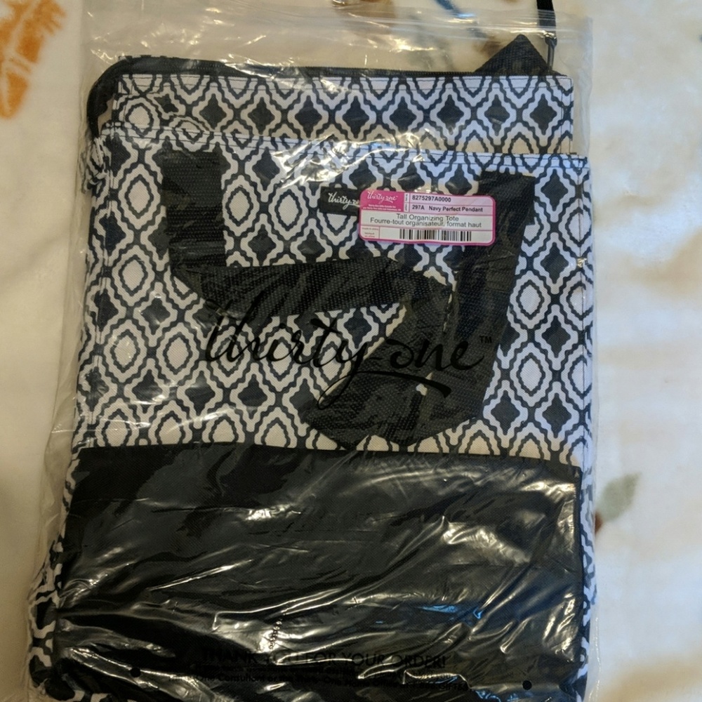 Tall organizing tote